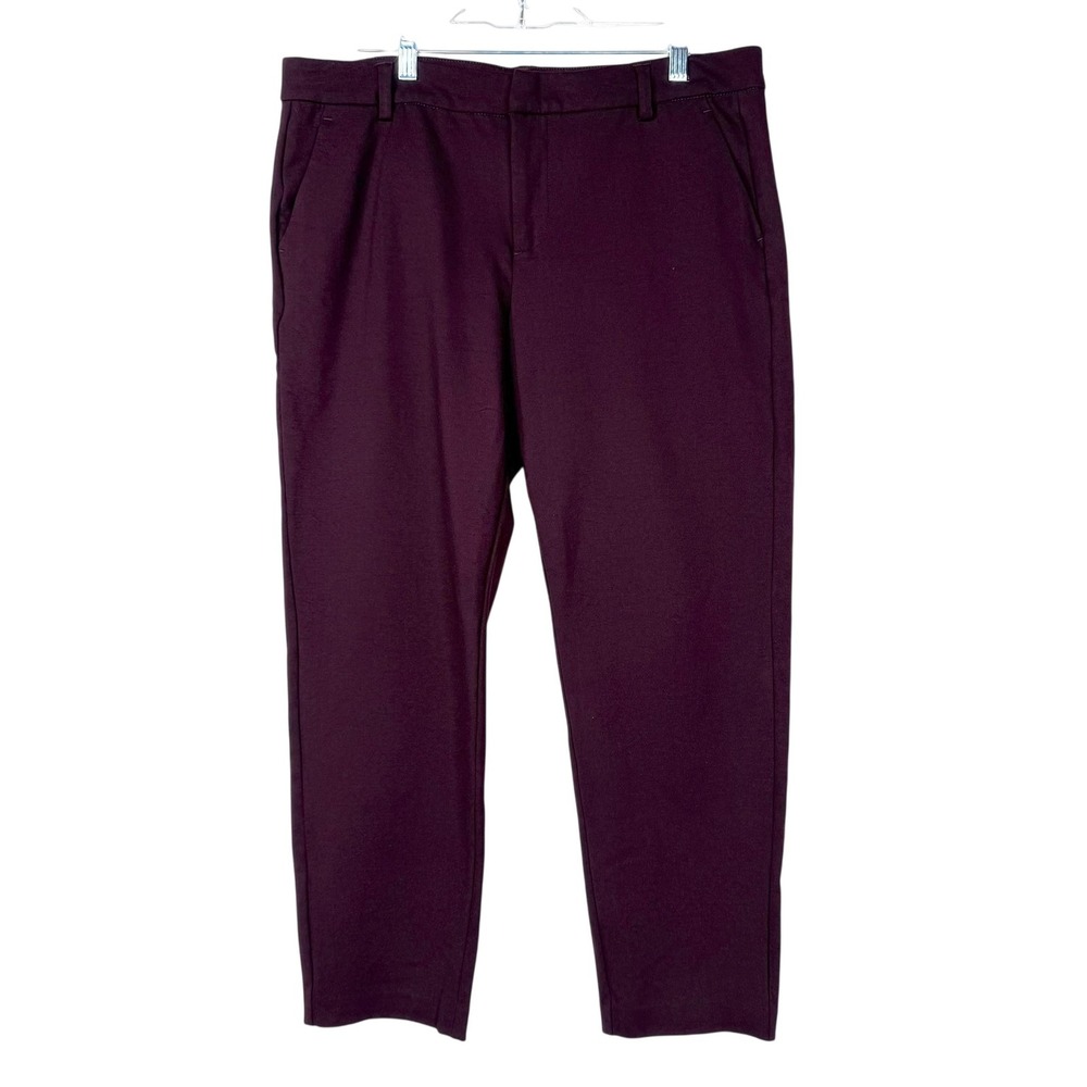 Liverpool Women's Trousers in Deep Plum